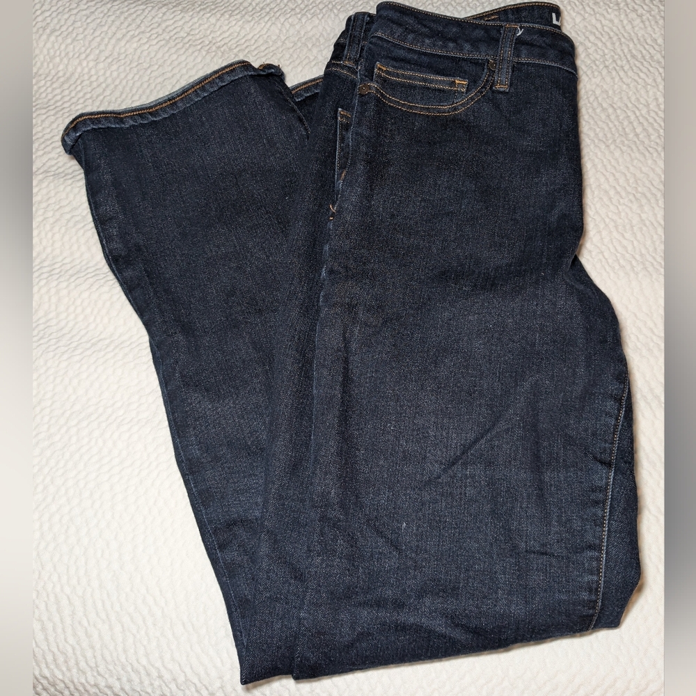 Lands' End Women's Mid‎ Rise Boot cut Jeans Size 10
